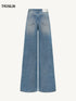 Straight-Leg Denim Jeans