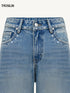 Straight-Leg Denim Jeans