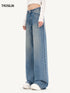 Straight-Leg Denim Jeans