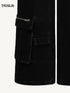 Multi-Pocket Straight-Leg Cargo Denim Jeans