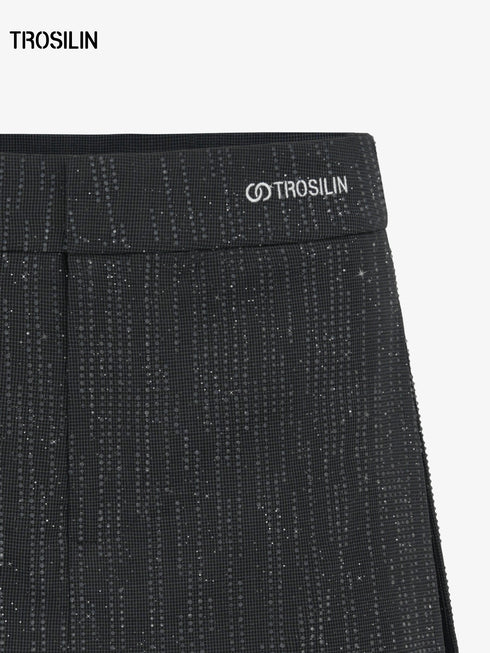 Stardust Side-Slit Mini Skirt