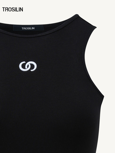 Knit Logo Mini Dress