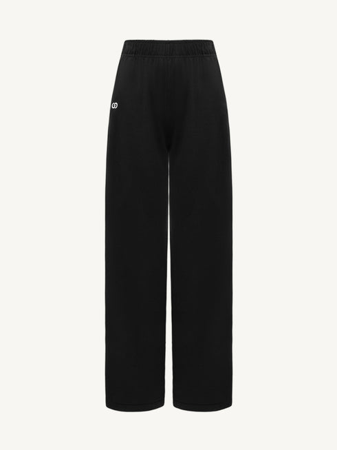 Draped Active Wide-Leg Pants