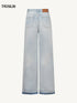 Distressed Paint-Splatter Jeans
