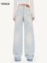 Distressed Paint-Splatter Jeans