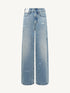 Paint Splatter Graffiti Vintage Washed Wide-Leg Pants