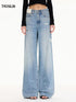 Paint Splatter Graffiti Vintage Washed Wide-Leg Pants