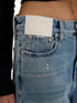 Paint Splatter Graffiti Vintage Washed Wide-Leg Pants