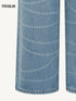 Laser Washed Denim Pants