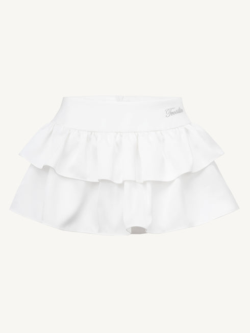 Satin Layered Cake Skort