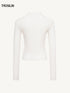 Mock Neck Wool Knit Sweater