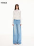Mock Neck Wool Knit Sweater