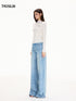 Mock Neck Wool Knit Sweater