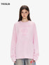 Vintage Spray Graphic Long Sleeve T-shirt