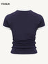 Stacked Detail Slim-Fit T-Shirt