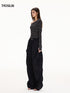 All-Over Print Asymmetric One-Shoulder T-Shirt