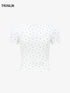 Polka Dot Layered Two-Piece T-Shirt