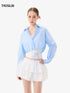 Sunny Layer Drawstring Shirt Set