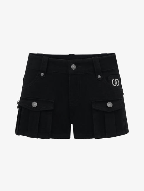 Edgy Utility Shorts
