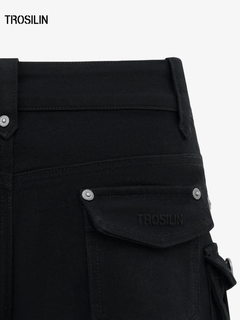 Edgy Utility Shorts
