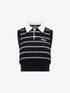 Vintage Striped Sleeveless Top