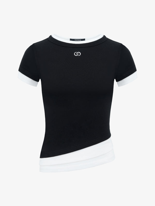 Layered Shadow Graphic T-Shirt