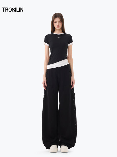 Layered Shadow Graphic T-Shirt