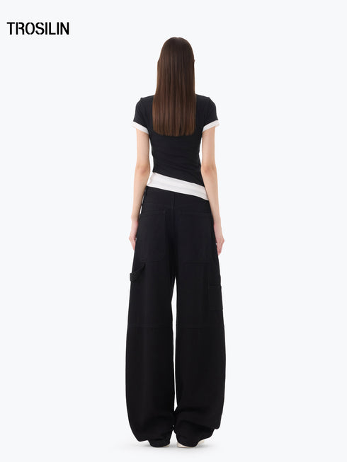 Layered Shadow Graphic T-Shirt