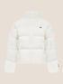 High-Neck Embroidered Puffer Down Jacket