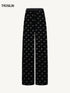 All-Over Logo Velvet Straight-Leg Pants