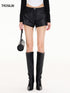 Faux Leather Shorts