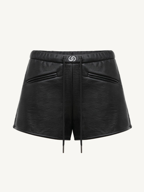 Faux Leather Shorts