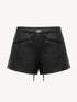 Faux Leather Shorts