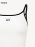 Contrast Strap Tank Top