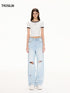 Contrast Short Sleeve T-Shirt