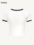 Contrast Short Sleeve T-Shirt