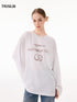 Vintage Spray Paint Distressed Long Sleeve T-Shirt