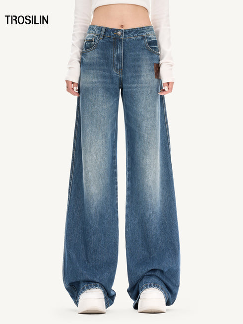 Monogram Patch Jeans