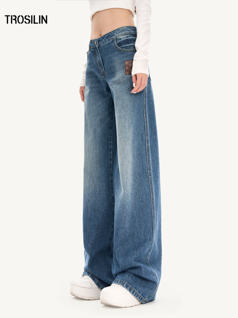 Monogram Patch Jeans