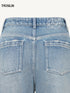 Inside-Out Rhinestone Denim Jeans