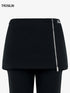Deconstructed Layered Flared Pants