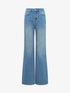 Indigo Crystal Flared Pants
