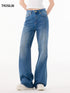 Indigo Crystal Flared Pants