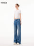 Indigo Crystal Flared Pants