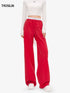 Avenue Red Layered Waistband Sweatpants