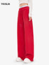 Avenue Red Layered Waistband Sweatpants