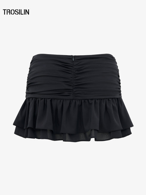 Silver Label Tiered Tulle Skirt