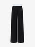 Midnight Drape Satin Waistband Trousers