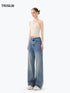 Lune White One-Shoulder Knit Tank