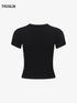 Signature Logo Black Tee